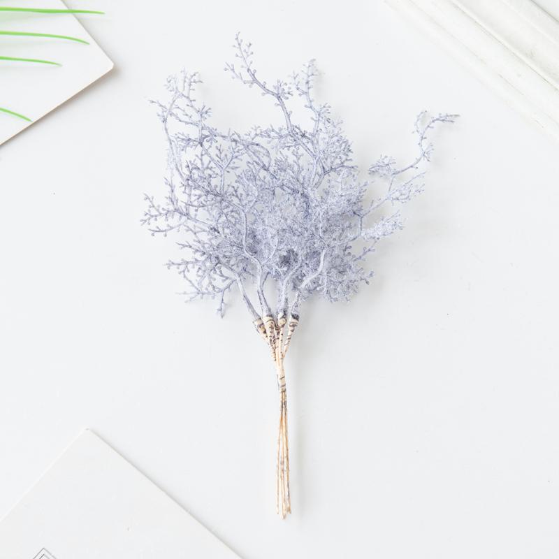 Artificial Plants Golden Silvery Christmas Colorful Tree Gift Vase Filler Home Room Wedding Warm Atmosphere Building Decorations