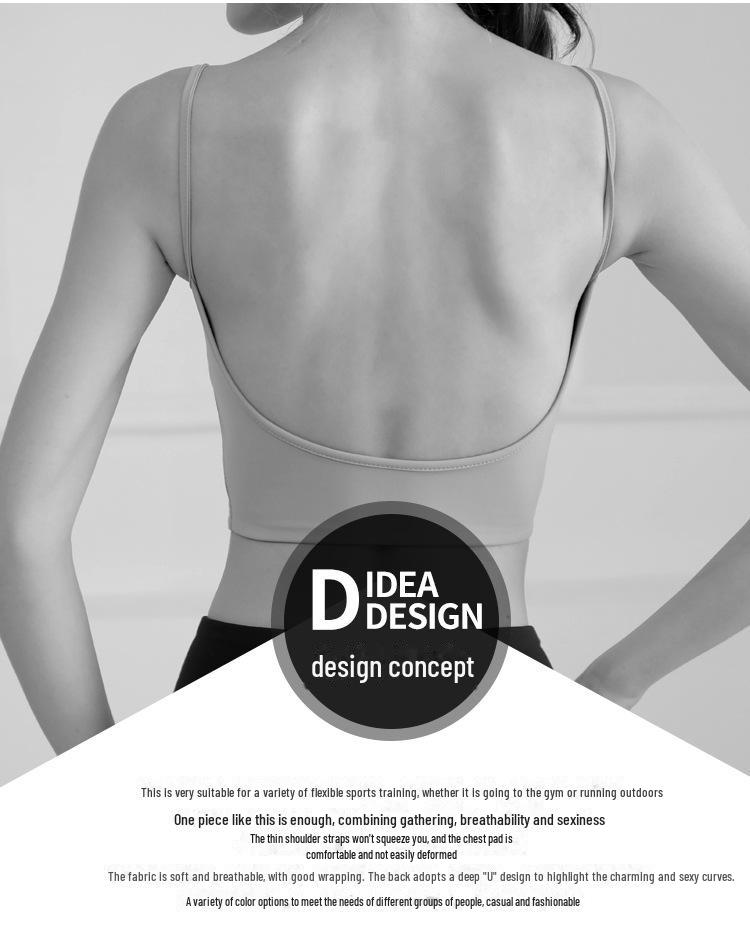 2021 Women's U-Back Sports Bra: Stylish, Thin, and Comfortable for Yoga & Fitness