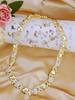 Jewelry Set Fashion Women XOXO Love Hug Gold Plated Pendant Necklace Earrings Jewelry Set Party Wedding and Holiday Favors