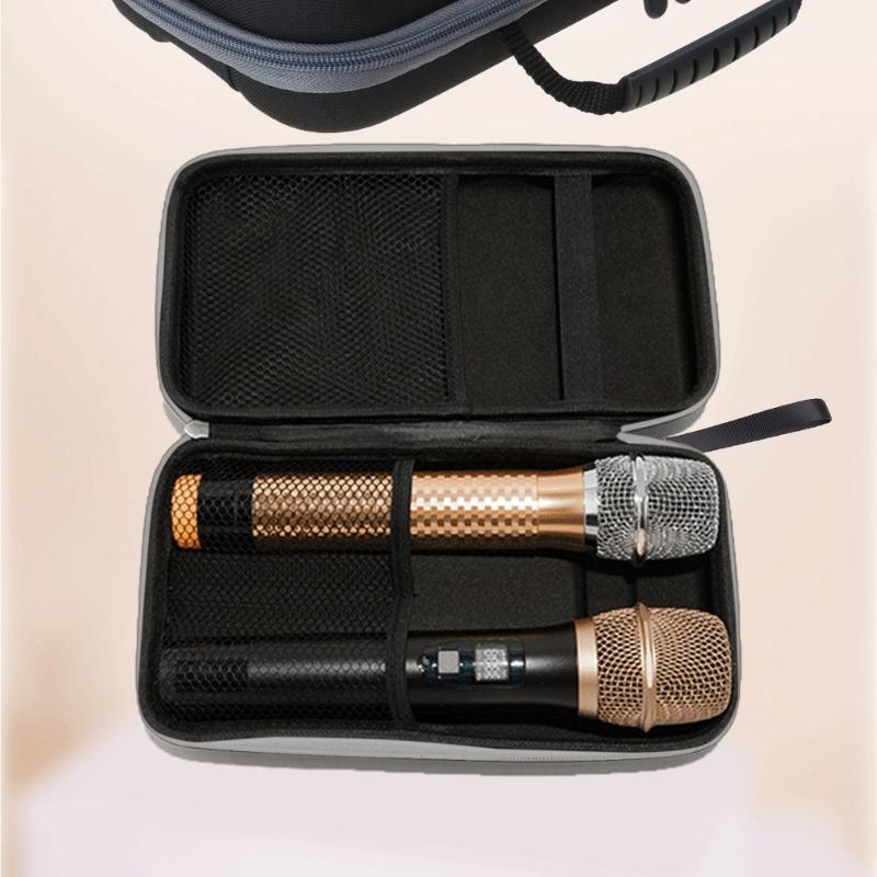 Portable Travel for Case EVA Microphone Storage for Wireless Mic for Protection Bag Protective for Shell Protective Cove