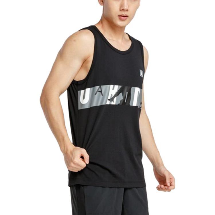 Jordan Tank Tops Men's Black Crew Neck Moderate Other CD5651-010
