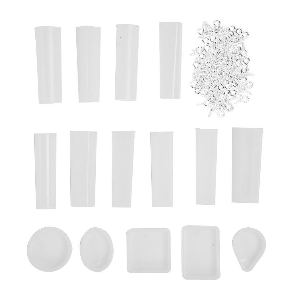 Silicone Epoxy Mold Eye Screw Set DIY Craft Jewelry Pendant Making Mold Accessory