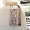 Cute Cream Style Diy Fabric Hanging Car Tissue Box Home Use