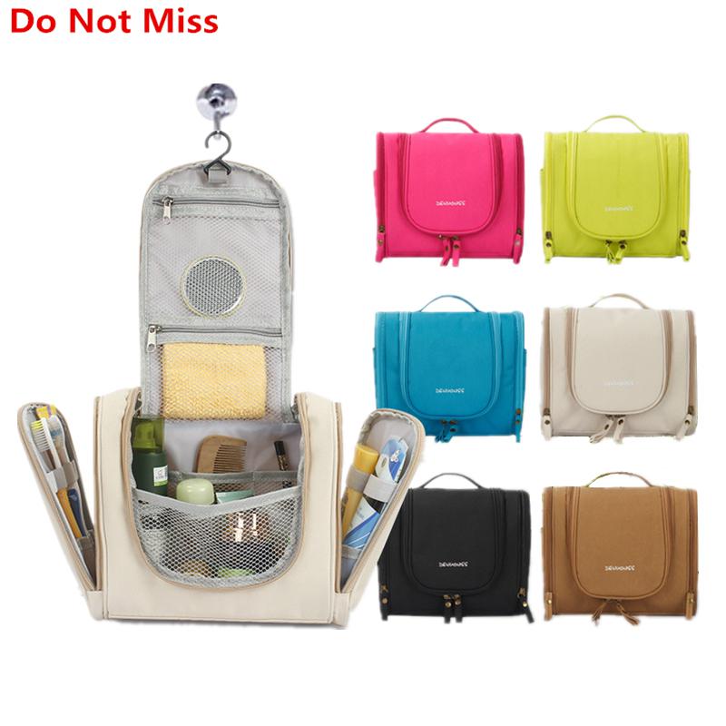 Buy Folding Wash Bag Waterproof Hangable Portable High Capacity