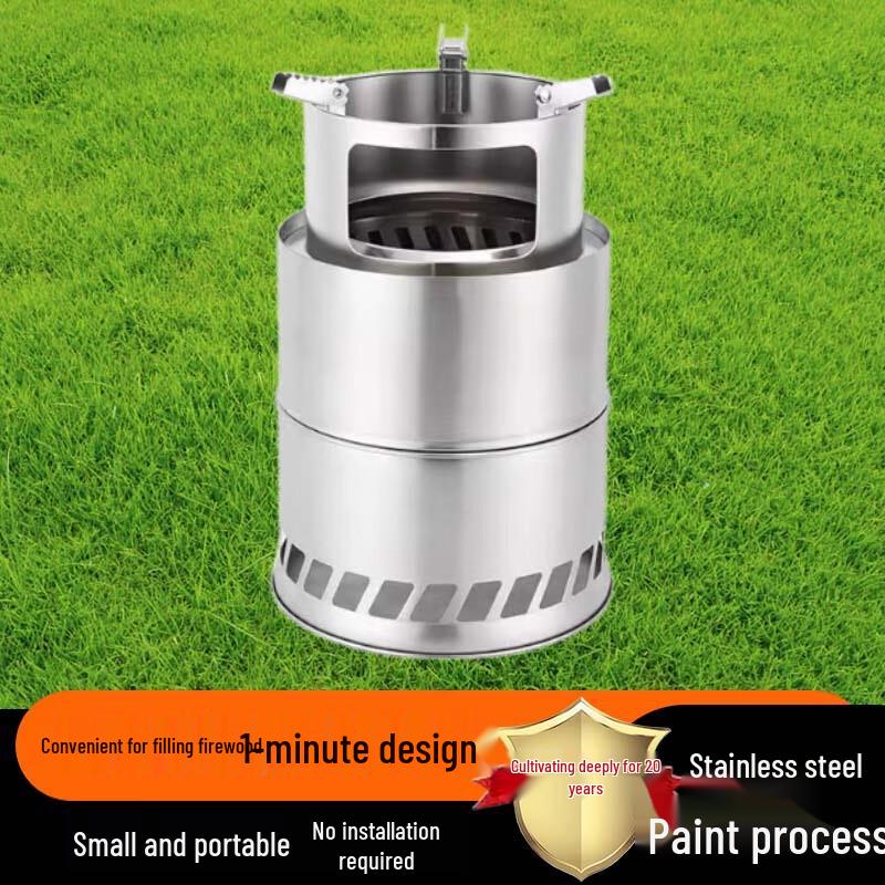 Portable Camping Folding Wood Gasifier Stove