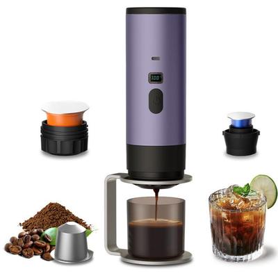 Cafetera de cápsulas portátil inalámbrica recargable