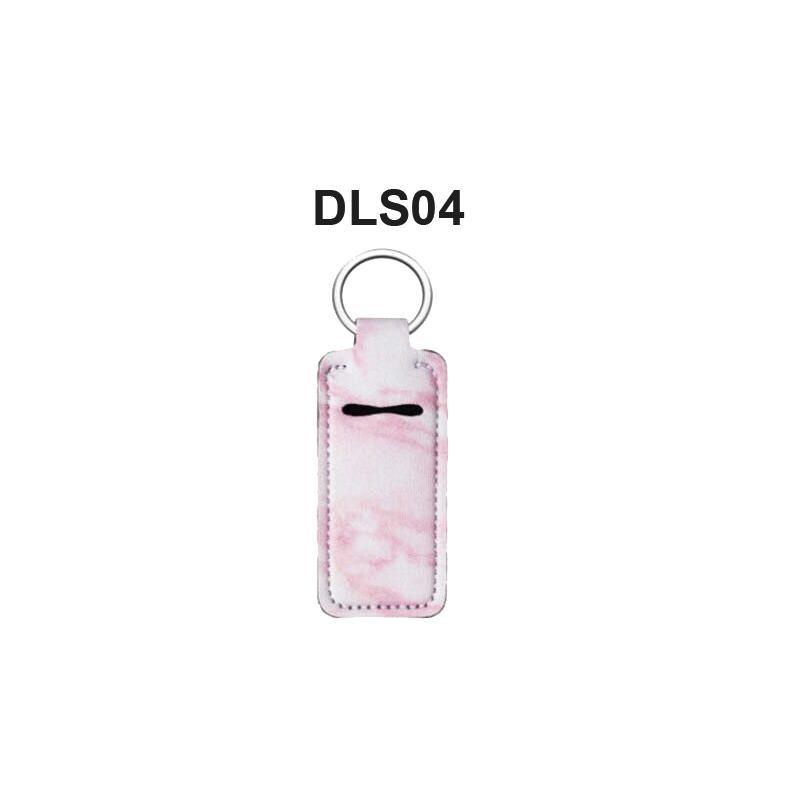 17Styles Colorful Lipbalm Cozy Neoprene Crown Keychain Floral Chapstick Holder Chapstick Wrap