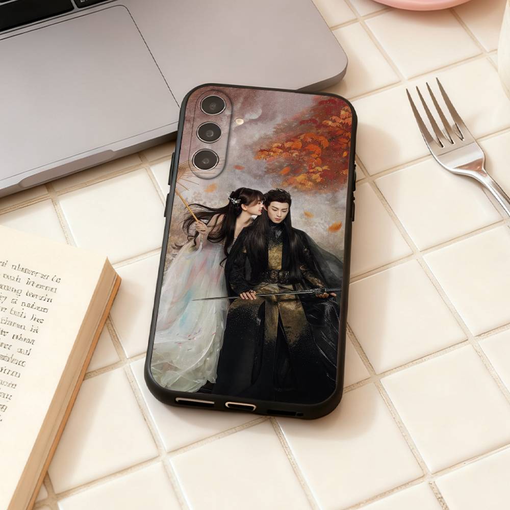 Love Between Fairy and Devil phone Case For Samsung Galaxy A73,A72,A71,A70,A53,A52,A51,Others Soft Black Shell