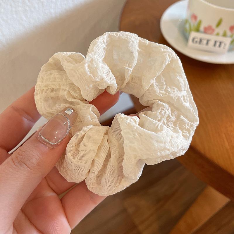 Elastico per Capelli da Donna Stile Coreano di Alta Gamma - Elastico a Forma di Intestino per un Look Semplice ed Elegante