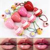 Süßer Lippenbalsam Erdbeere Faltenkorrektur Feuchtigkeitsspendend und aufpolsternd Langanhaltend hydrierend Lippenbalsam in Erdbeerform Geschenk für Frauen