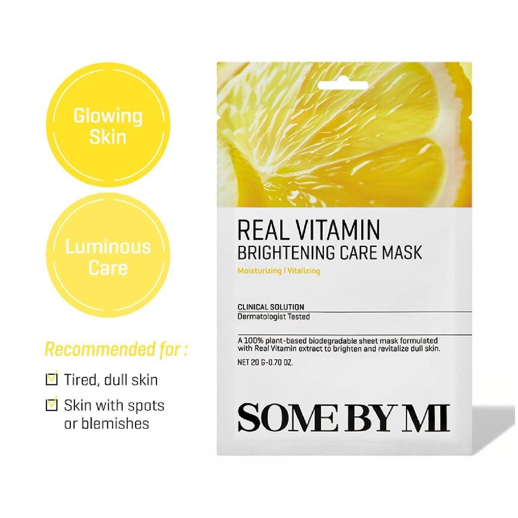 [SOME BY MI] Real Vitamin Brightening Care Mask 20g*10EA