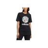 adidas Neo X Keith Haring Cartoon Logo Print Sports Short Sleeve T-Shirt Unisex Tops Black HD7271