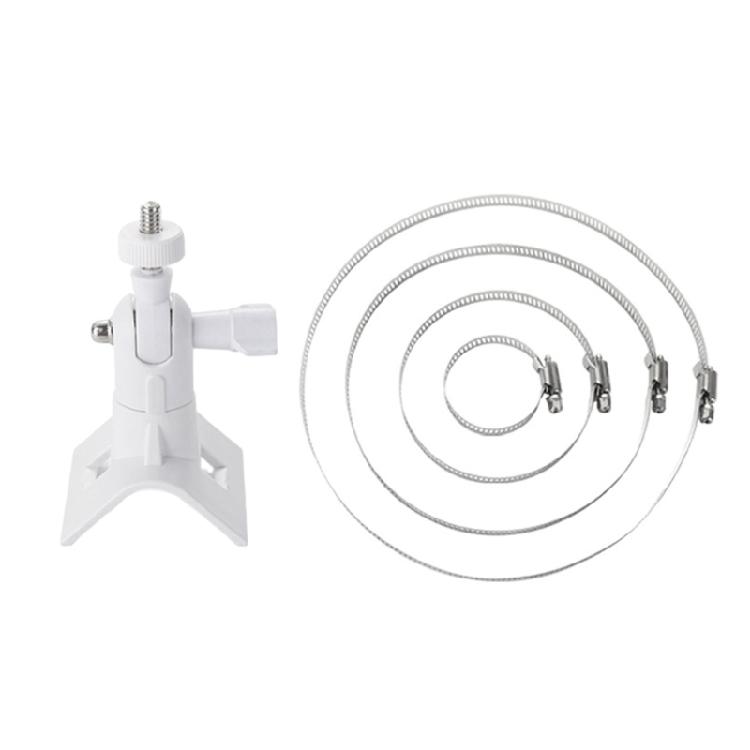 Adjustable Stainless Steel Hose Clamp Hoop Pipe Poles Mount Bracket Worm Gear