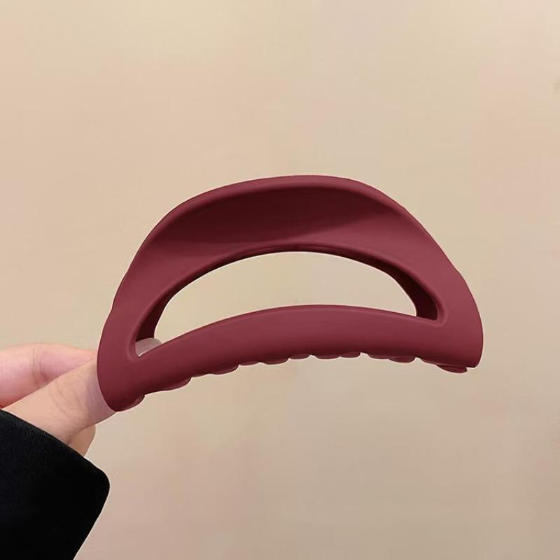 Soft Silicone Hair Clamp for Large-sized Women's Back Hair, High-end Style Updo Hairpin, Shark Clip Hairpin