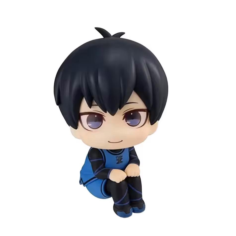 10cm Blue Lock Anime Figure Look Up Isagi Yoichi/Nagi Seishiro Action Figure Bachira Meguru Figurine Collection Model Dolls Toys