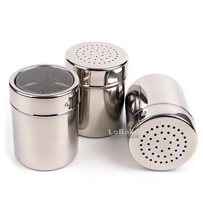 3 Designs Stainless Steel Chocolate Shaker Flour Salt Sifter Sugar Condiment Powder Shaker Baking Pastry Tools Kitchen Gadgets