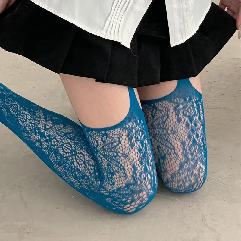 Y2k Dark Girl Long Sexy Fishnet Stockings Women Classical Design Harajuku Emo Mesh Tights Lingerie Thigh High Garters Hosiery