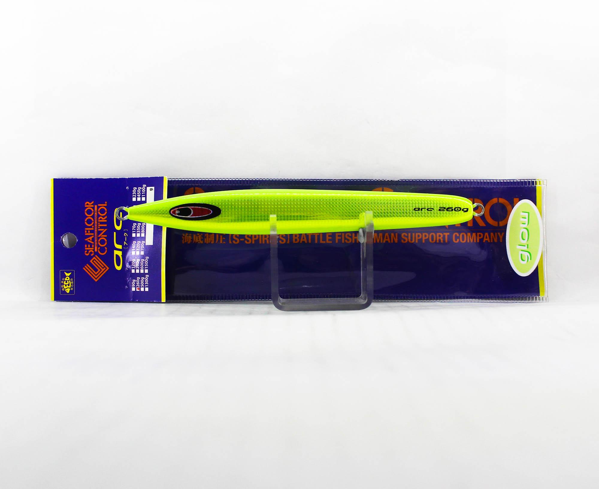 

Seafloor Control Metal Jig Arc 260 grams Chart Yellow Zebra Glow GR (1972)