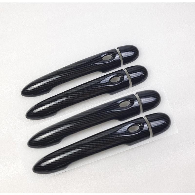 For Renault Megane 3 MK3 III 2008 2009 2010 2011 2012 2013 2014 2016 Carbon Fiber Car Door Handle Cover Trim Styling