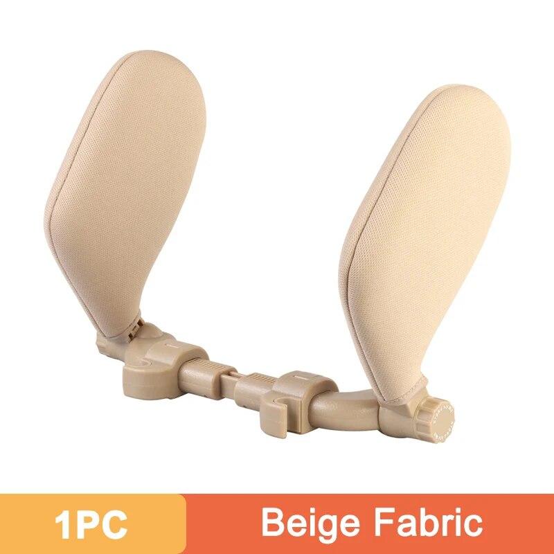 

Регулируемая на 360 градусов подушка для подголовника автомобиля U-образная подушка для автомобильного сиденья для детей и взрослых, автомобильное путешествие, спальная голова, шея, тело 1PC Beige Fabric