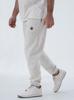 Jigga Wear Small Crown Men's Light Gray/Black Sweatpants M