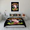Axolotl Cartoon Design Bedding Set Bedding Set (1 Duvet Cover, 2 Pillowcases, Duvet Not Included)