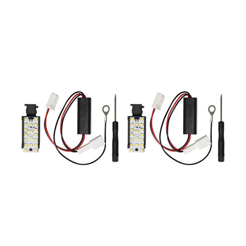 

For Toyota Alphard 40 Series Car Interior Trunk Atmosphere Light LED Tail Box Lighting 2015-2026 чёрный