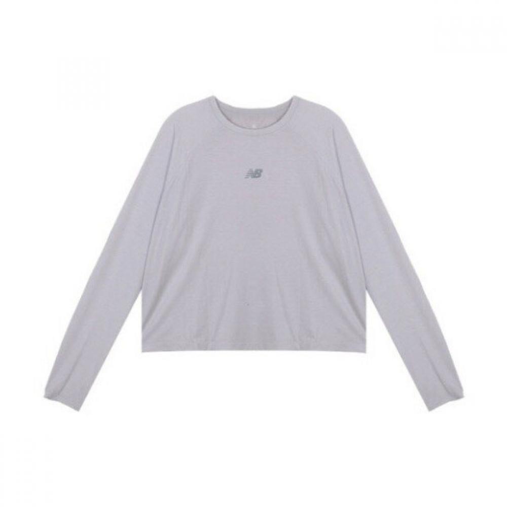 

New Balance Женская футболка с длинным рукавом Long Sleeve T Women sporTs essenTial Nbndfco402 16 wT53132 Gray series/85