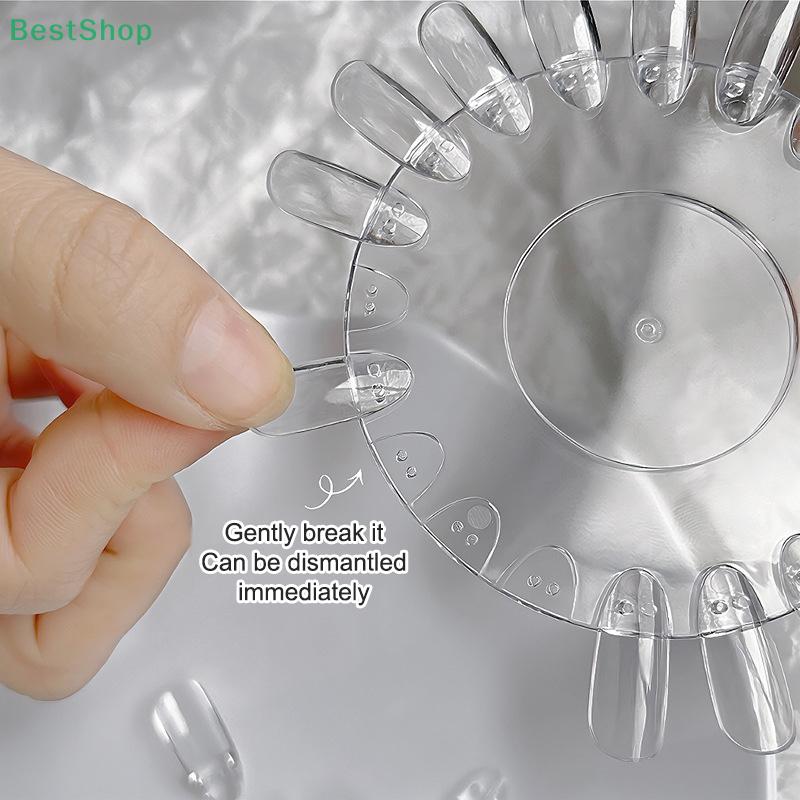 Fake Nail Display Sticks Plastic Nail Color Card Nail Polish Stand Practice Manicure Tools