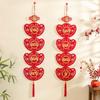 Traditional Vietnam Lucky Ornament Blessing Fu Character Pendants  Home Decorations