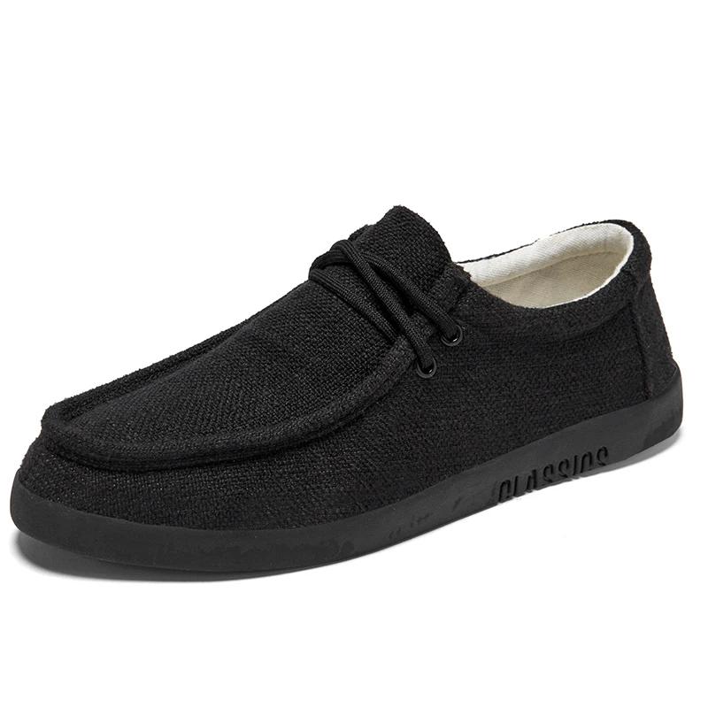 

Мужские повседневные парусиновые туфли, мужские мокасины, дышащая обувь на мягкой подошве для вождения, скейтбординга, летняя удобная обувь цвета хаки для поездок на работу 45