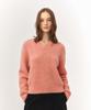Seteo (W) Essen Two-Tone Mohair Blend Knit Pink