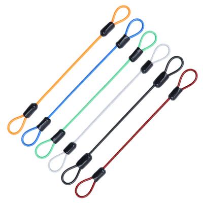 Wire Rope Cable with Coating & Lock -Anti Theft Cable for Locks, Luggage Shackles, Suitable for Camping, Travel, Lanyard Attachment