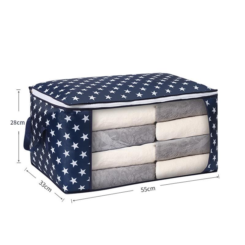 Μη υφαντό Πτυσσόμενο Κουτί Αποθήκευσης Οργανωτής Φορητός Οργανωτής Ρούχων Τακτοποιημένη Βαλίτσα Κουτί Αποθήκευσης Σπιτιού Κουτί Αποθήκευσης Πάπλωμα Τσάντα