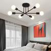 Nordycka Lampa Sufitowa LED do Salonu Wpuszczany Żyrandol do Sypialni Podstawa Żarówki E27 Oświetlenie do Domu