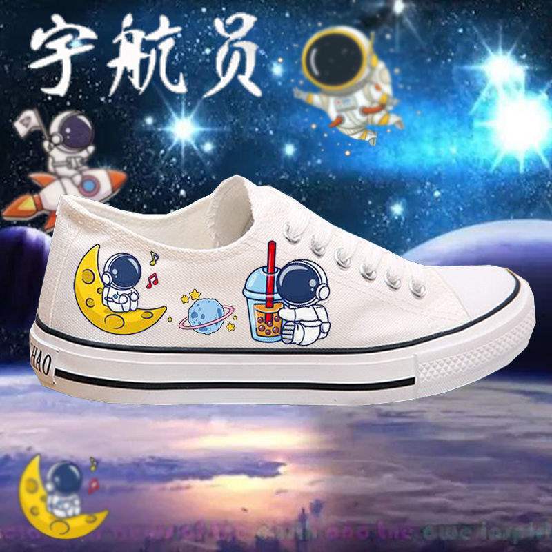 Nízké plátěné boty, jarní a podzimní ploché boty, skate boty