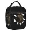 Vintage Scottish Terrier Dog Insulated Lunch Bag for Work School Scottie Pet Lover Leakproof Cooler Thermal Lunch Box Women Kids