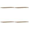 Wall Shelves 4 pcs Artisan Oak Finish 60 x 30 x 1.5 cm Engineered Wood