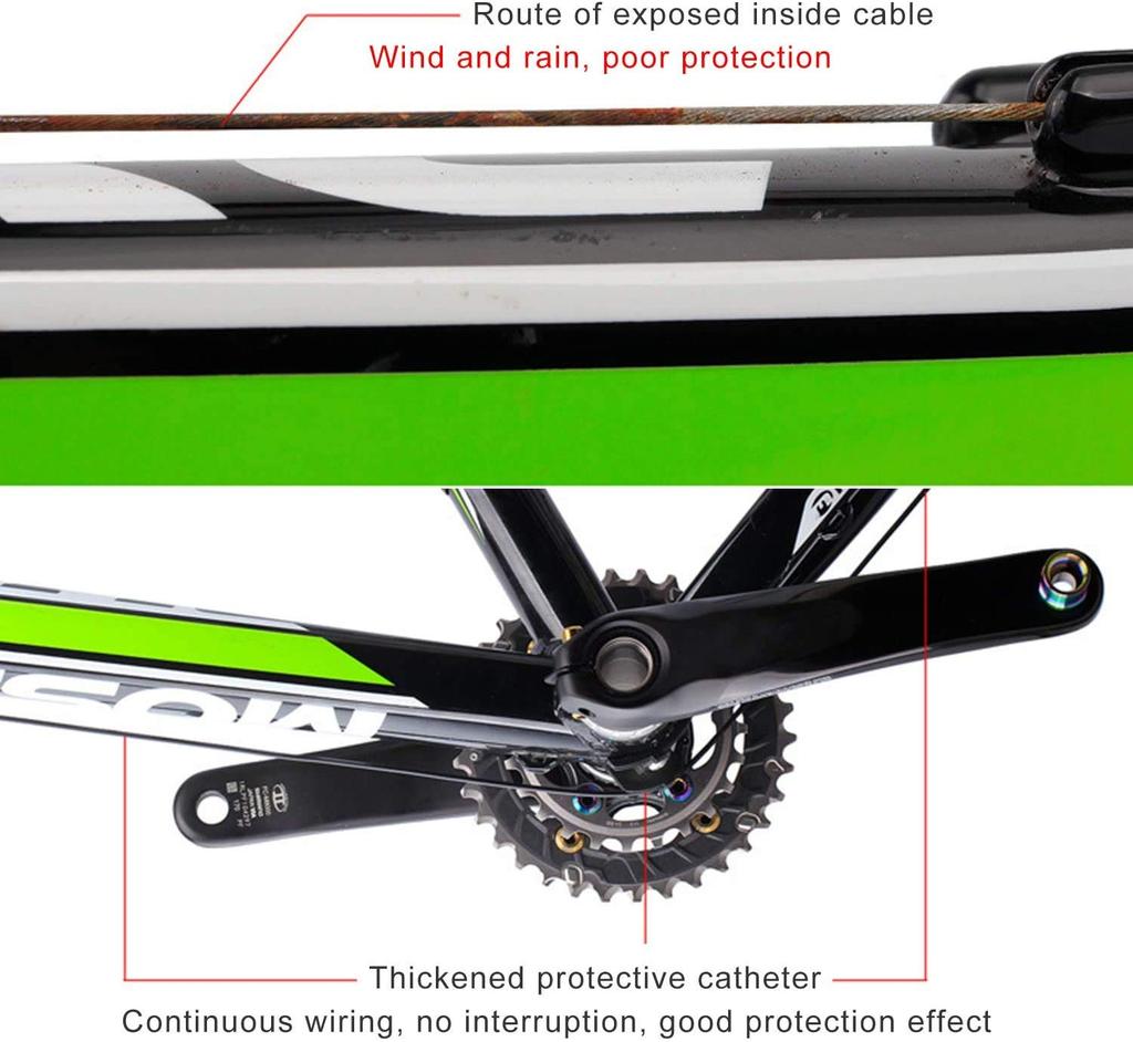 Motorcycle Brake Cable Housing CTRICALVER Motorcycle Cable Universal Motorcycle Motorcycle Brake Motorcycle Brake Cable Motorcycle Brake Cable for MTB