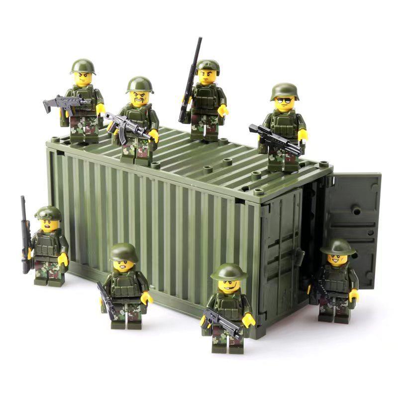 Military Container Scene Building Blocks for Customizable Weapon Systems