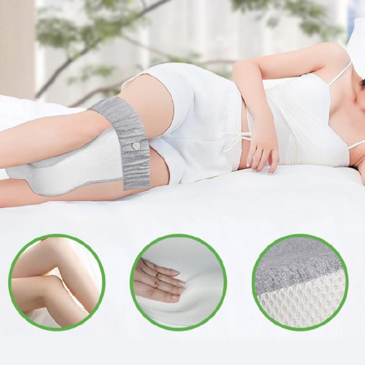 Breathable Orthopedic Thigh and Knee Rest Support Ergonomic Leg Pillow Post Surgical Recovery Cushion for Side Sleeper
