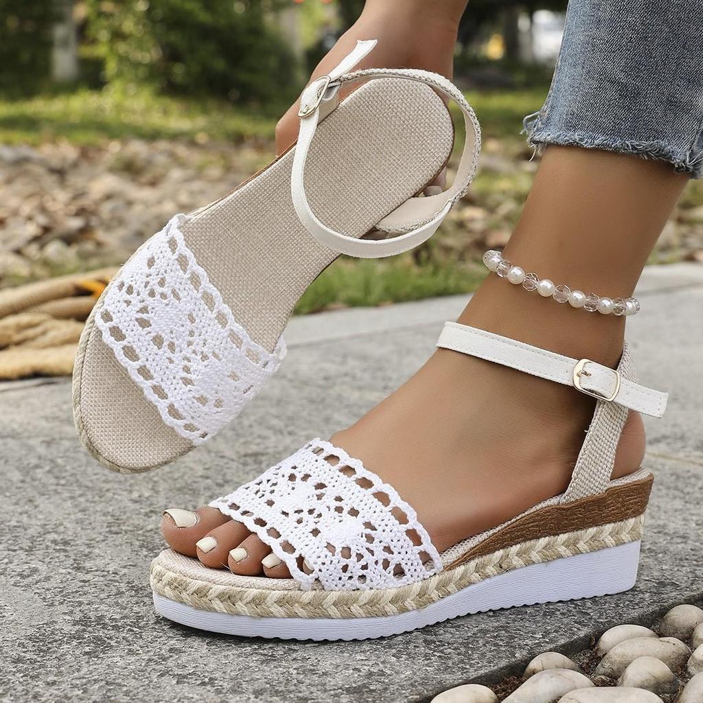 Sommer Neuer Stil Fischmaul Modische Plateau-Sandalen, Dicksohlige Große Sandalen