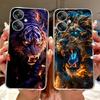 For Xiaomi Redmi 13C 5G Cool Dragon Tiger Painted Phone Case For Redmi 13R Redmi13C 5G Soft Silicone TPU Cases