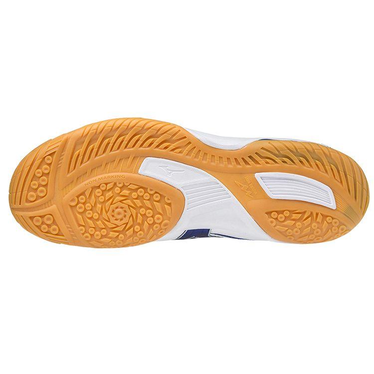 Mizuno Wave Drive 8 Lehké Pohodlné Nízké Tréninkové Boty Unisex tenisky Bílé Modré 81GA170520