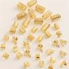 40PCS Gold and Silver Dreadlocks Beads Metal Cuff Clips Hair Braid Tubes  for Braids