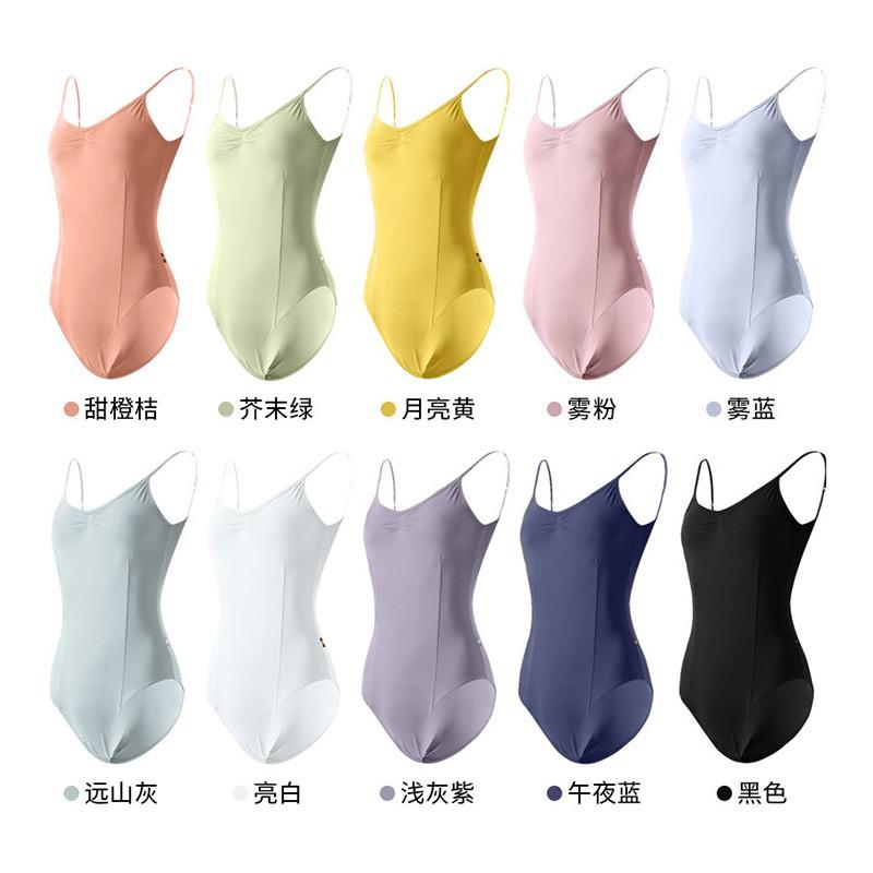 Women Girls Ballet Leotard Tank Top Dancewear Gymnastics Bodysuit Practice Performance