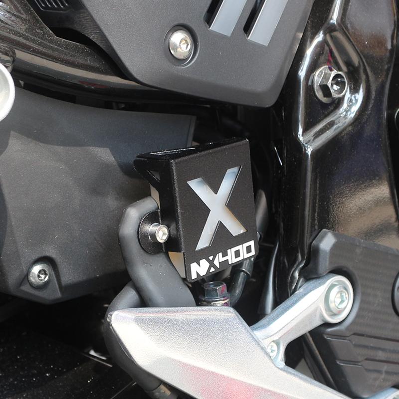 For Honda NX400 NX500 NX-400 NX-500  Motorcycle Accessories CNC Rear Fluid Reservoir Guard Protector Cover