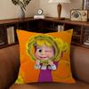 Anime M-Masha And B-Bears Pillow Cover Sofa Cushion Cover Home Room Decoration Children Gift