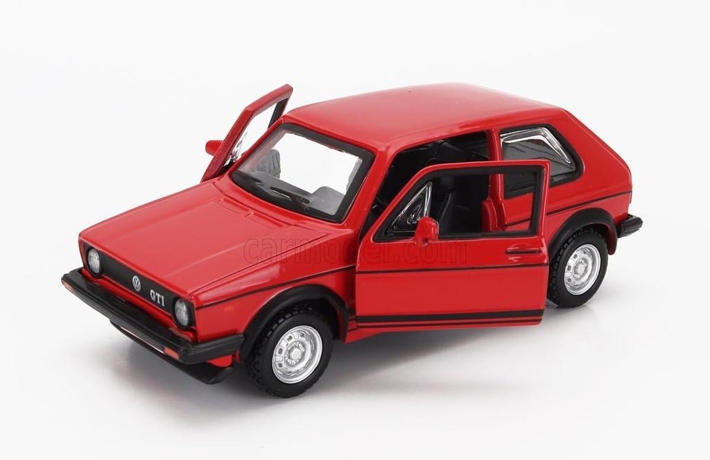 Bburago Volkswagen Golf Diecast Model 1/32 Golf MKI GTI 1979 (Red)