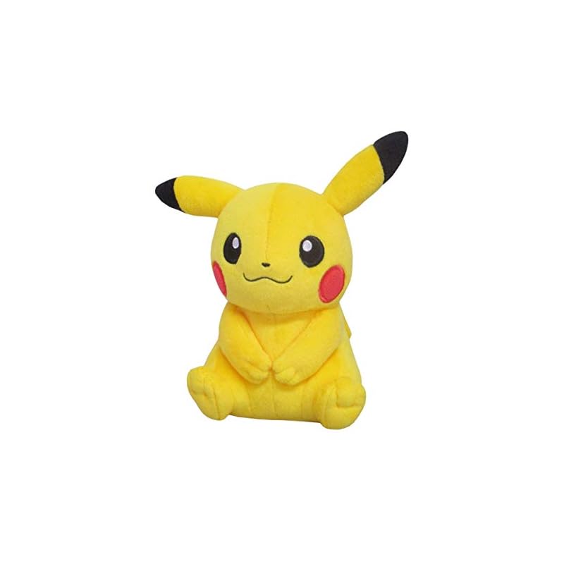 Sanei Boeki Pokemon ALL STAR COLLECTION Pikachu (Female Form) (S) W17 X D12 X H19cm Plush Toy Pokemon PP165